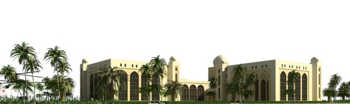 Ирак- зD визуализация зданий. Фасады классические